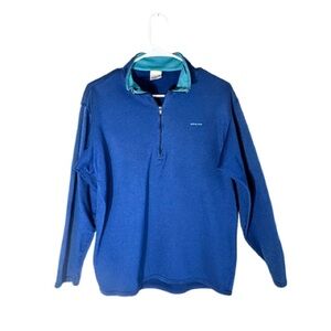 Vintage 80s Patagonia Capilene Quarter Zip Fleece | L (Distressed Collar)